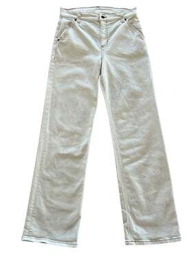 Fifteen Twenty Ivory Contrast Stitching Casual Quiet Luxury Nautical Jeans-8